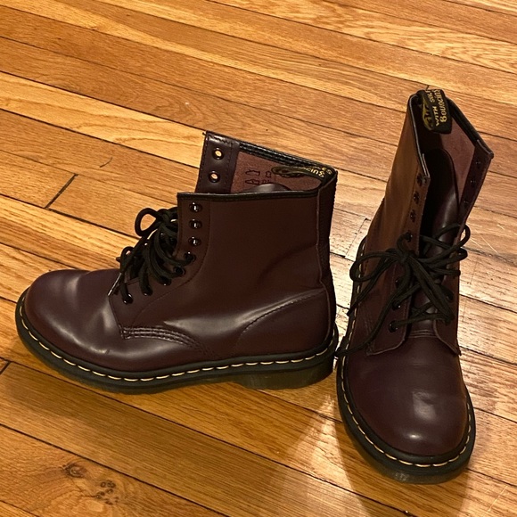 Dr. Martens 1460 Pascal Leather Purple - Size Women's 7 - Picture 7 of 14